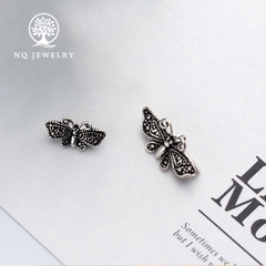 Charm bạc bươm bướm