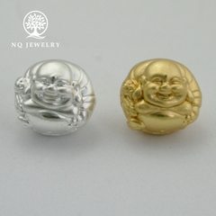 Charm bạc phật di lặc xỏ ngang