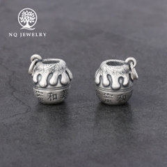 Charm bạc hình lọ mật ong treo