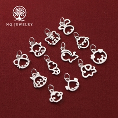 Charm bạc treo 12 con giáp