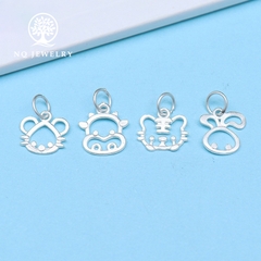 Charm bạc treo 12 con giáp