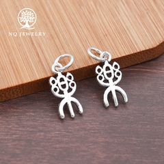 Charm bạc hình đèn treo