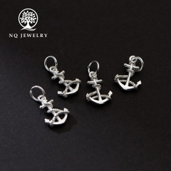 Charm treo mỏ neo bạc thái