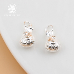 Charm bạc túi tài lộc treo