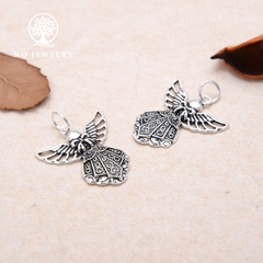 Charm bạc phượng hoàng treo
