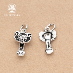 Charm bạc hình ruyi gậy như ý treo
