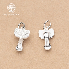 Charm bạc hình ruyi gậy như ý treo