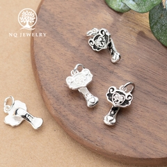 Charm bạc hình ruyi gậy như ý treo