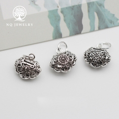 Charm bạc túi như ý treo