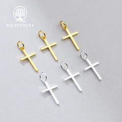 Charm bạc thánh giá treo