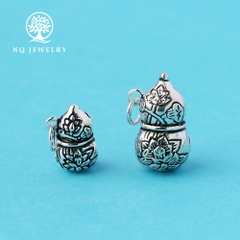 Charm bạc hình hồ lô treo
