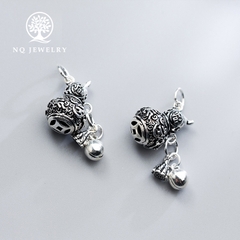 Charm bạc hình hồ lô mặt treo
