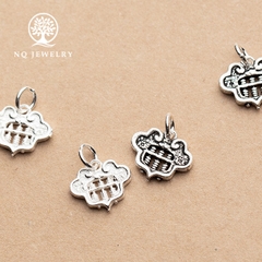 Charm bạc hình bàn tính tài lộc treo