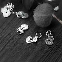 Charm bạc hình hồ lô treo