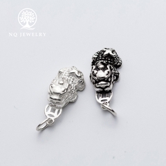 Charm bạc hình tỳ hưu mặt treo