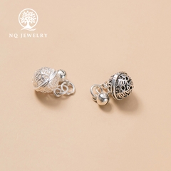 Charm bạc hình chuông mặt treo
