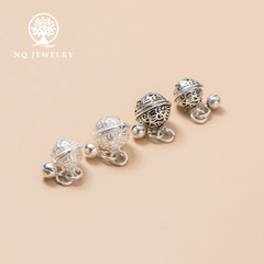 Charm bạc hình chuông mặt treo