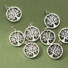 Charm bạc Cây trí tuệ treo