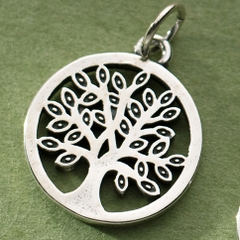 Charm bạc Cây trí tuệ treo