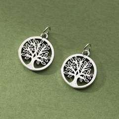 Charm bạc Cây trí tuệ treo