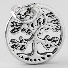Charm bạc cây trí tuệ treo