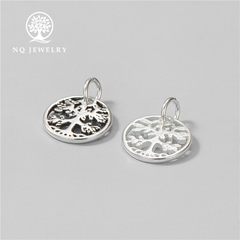 Charm bạc cây trí tuệ treo