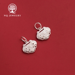 Charm bạc hình túi như ý treo