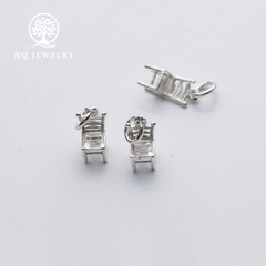 Charm bạc hình cái ghế treo