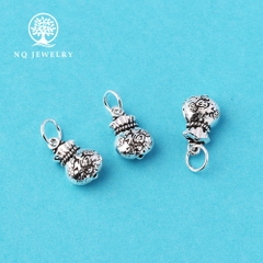Charm bạc hình túi tiền treo