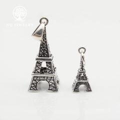 Charm bạc hình tháp Eiffel treo
