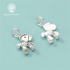 Charm bạc hình ngựa treo