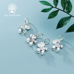 Charm bạc hình ngựa treo