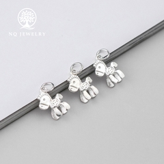 Charm bạc hình ngựa treo