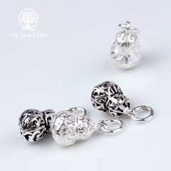 Charm bạc bình hồ lô treo