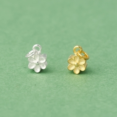 Charm bạc hình hoa anh đào treo