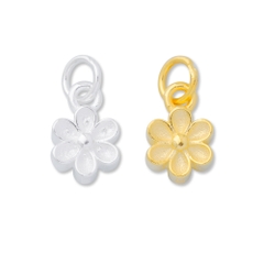 Charm bạc hình hoa anh đào treo