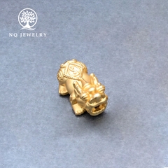 Charm bạc tỳ hưu mạ vàng #1