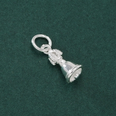 Charm bạc chùy & chuông kim cang treo