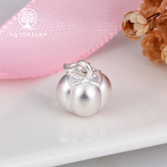 Charm bạc quả hồng ruyi treo