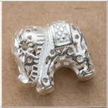 Charm bạc con voi xỏ ngang (thái)