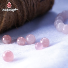 Hạt lẻ đá Thạch anh hồng nhạt