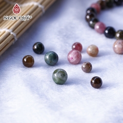 Hạt lẻ đá Tourmaline đa sắc