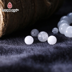 Hạt lẻ đá Thạch anh ưu linh trắng