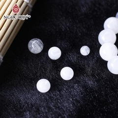 Hạt lẻ đá Thạch anh ưu linh trắng