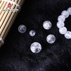 Hạt lẻ đá Thạch anh ưu linh trắng