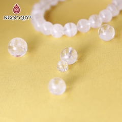 Hạt lẻ đá Thạch anh ưu linh trắng