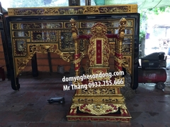 Ngai ỷ thờ sơn son thếp vàng