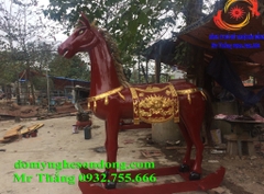 Ngựa thờ gỗ mít đẹp