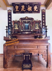 Đồ thờ gian thờ tư gia son son thếp vàng theo lối cổ