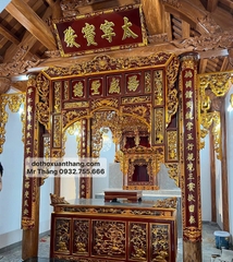 Phục chế đồ thờ đình đền